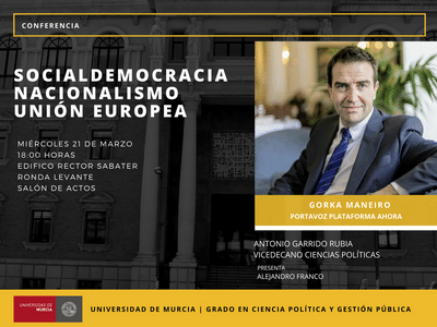 Conferencia Gorka Maneiro Región de Murcia