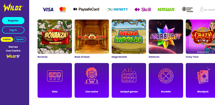 wildz casino